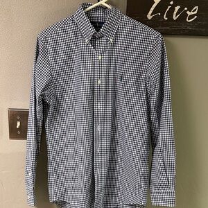 Ralph Laurent Classic Fit Men's Blue Checkered Shirt